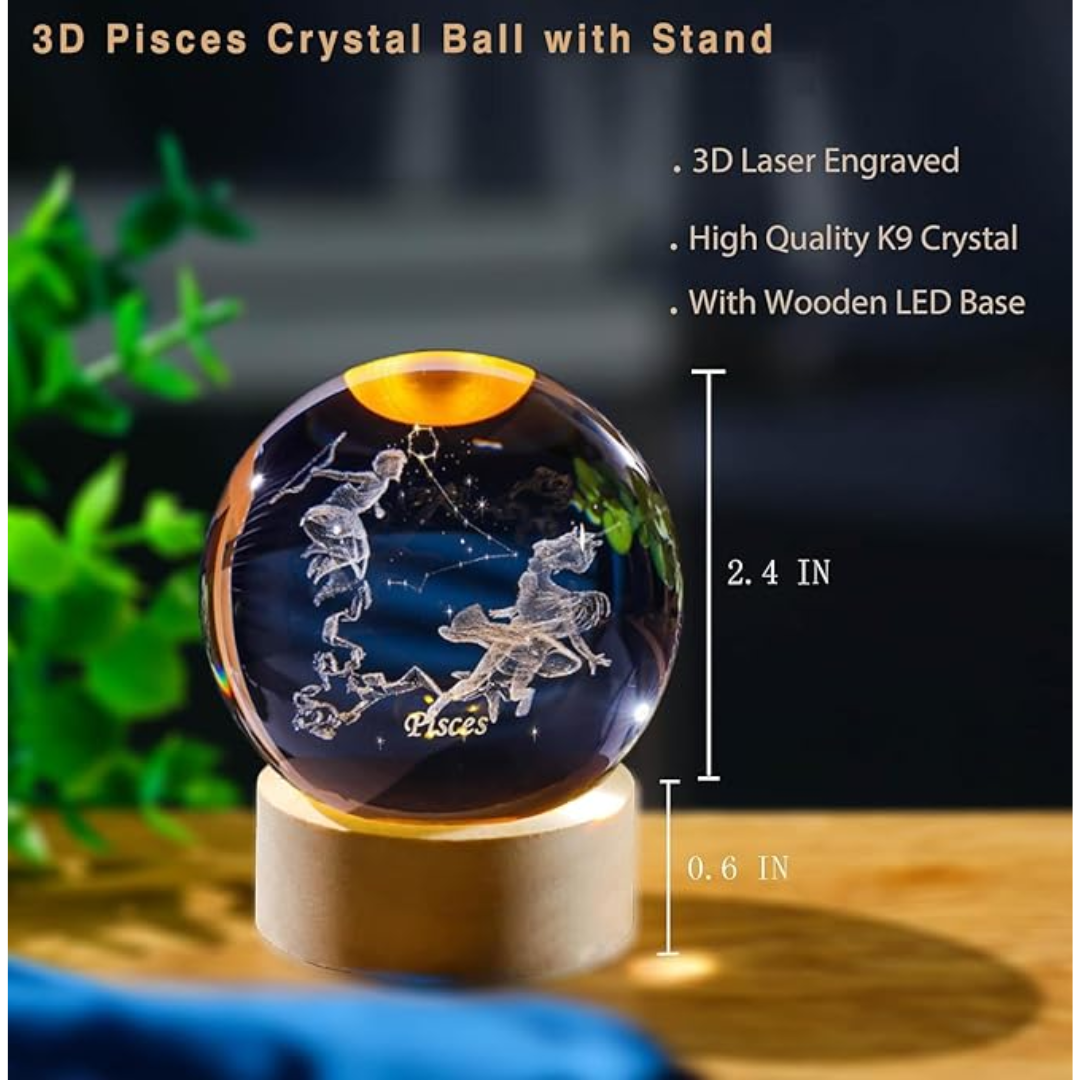 Constellation Crystal Ball with LED