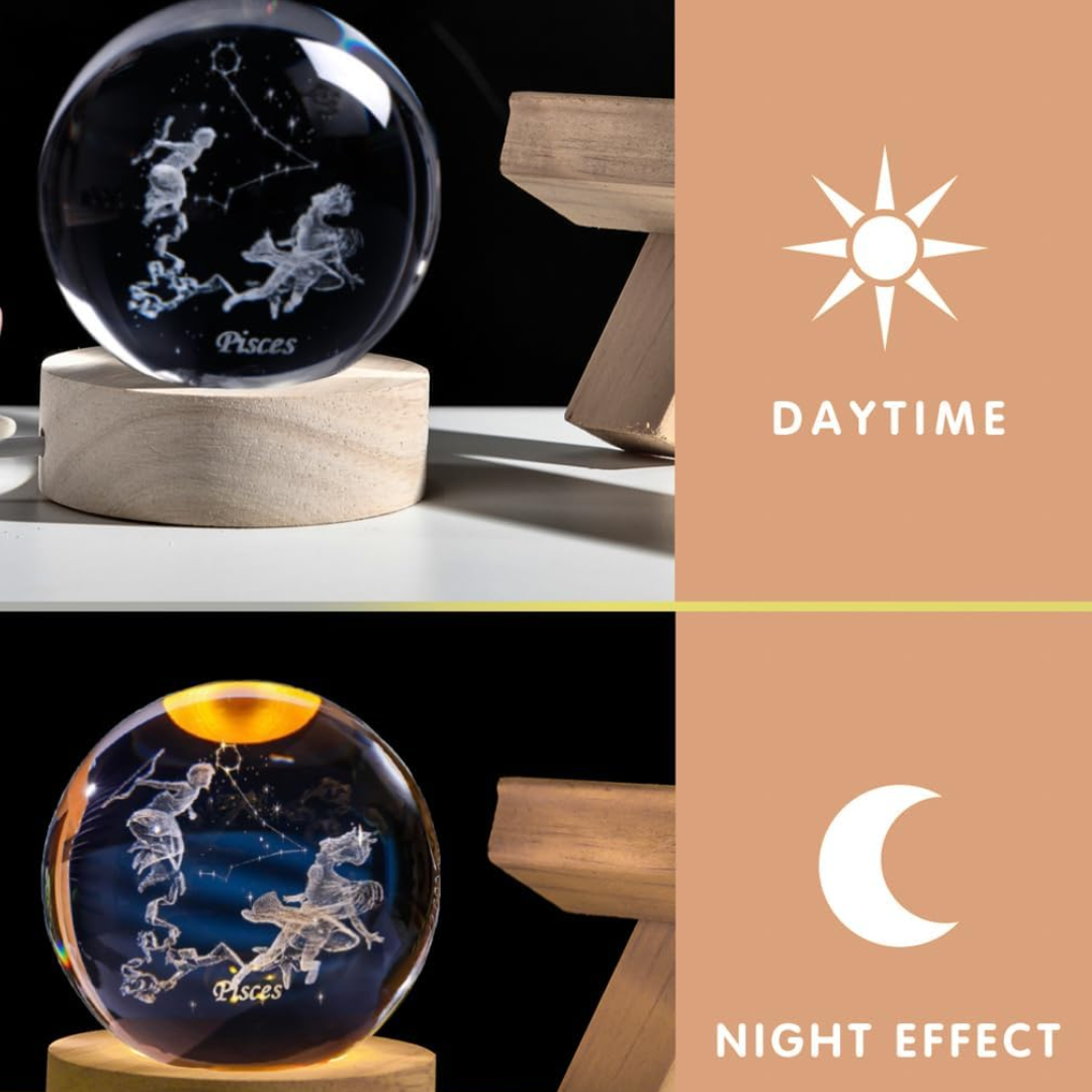 Constellation Crystal Ball with LED