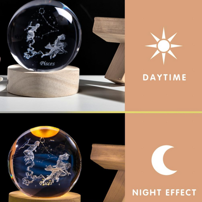 Constellation Crystal Ball with LED